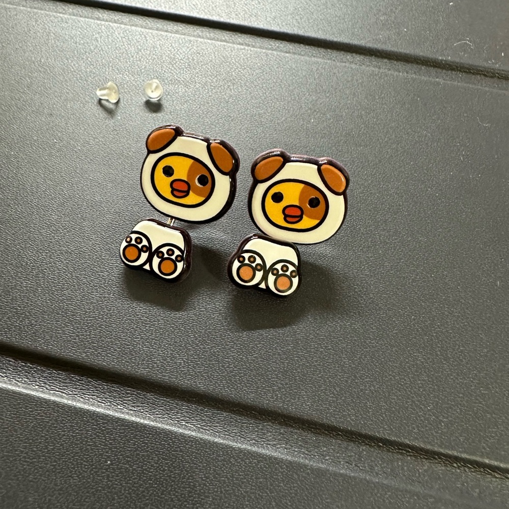Cute Panda Bear Earrings